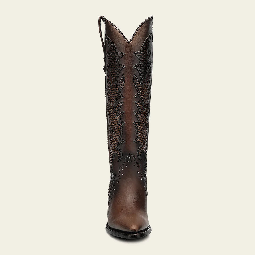 4Q22RS - Cuadra brown western cowgirl boots for women