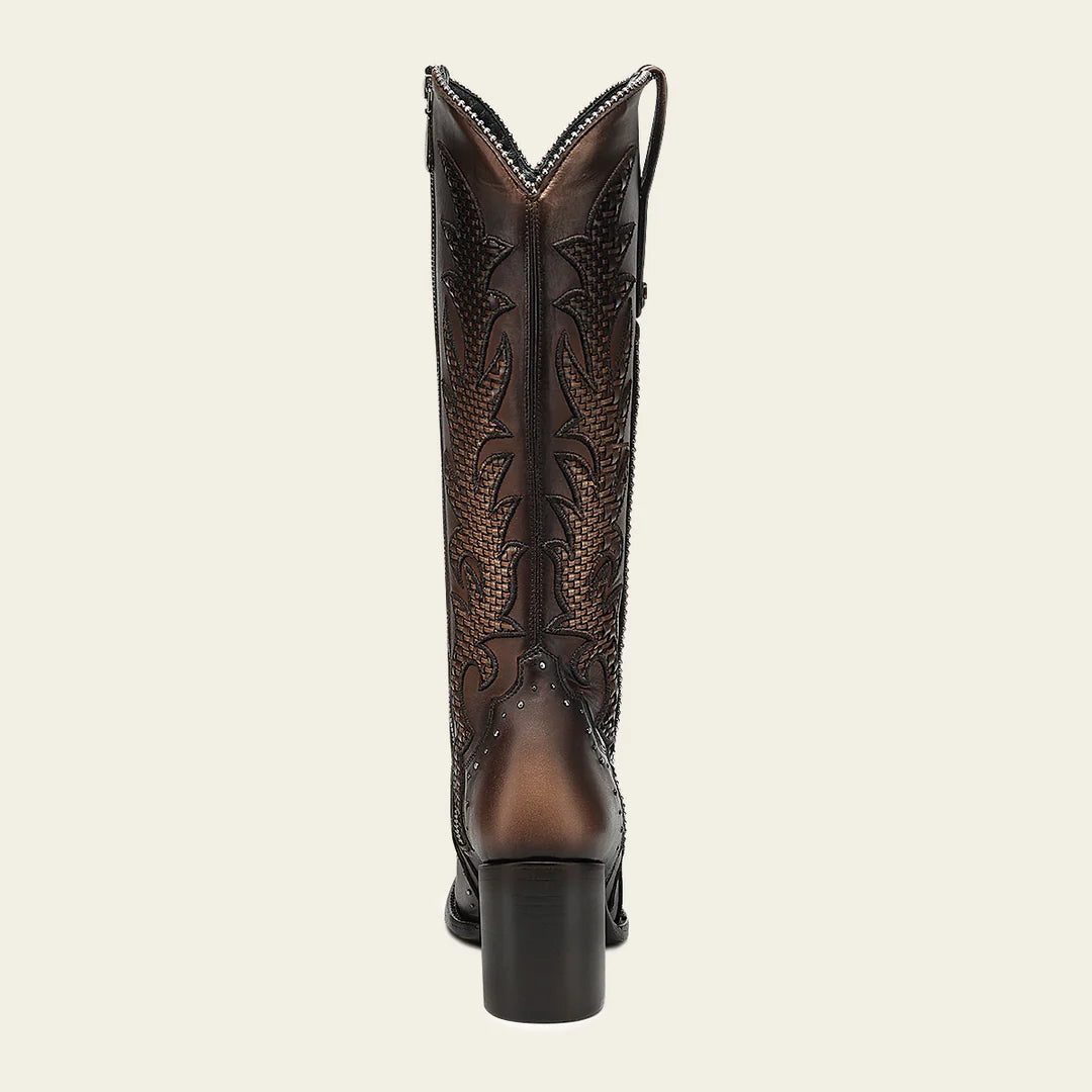 4Q22RS - Cuadra brown western cowgirl boots for women