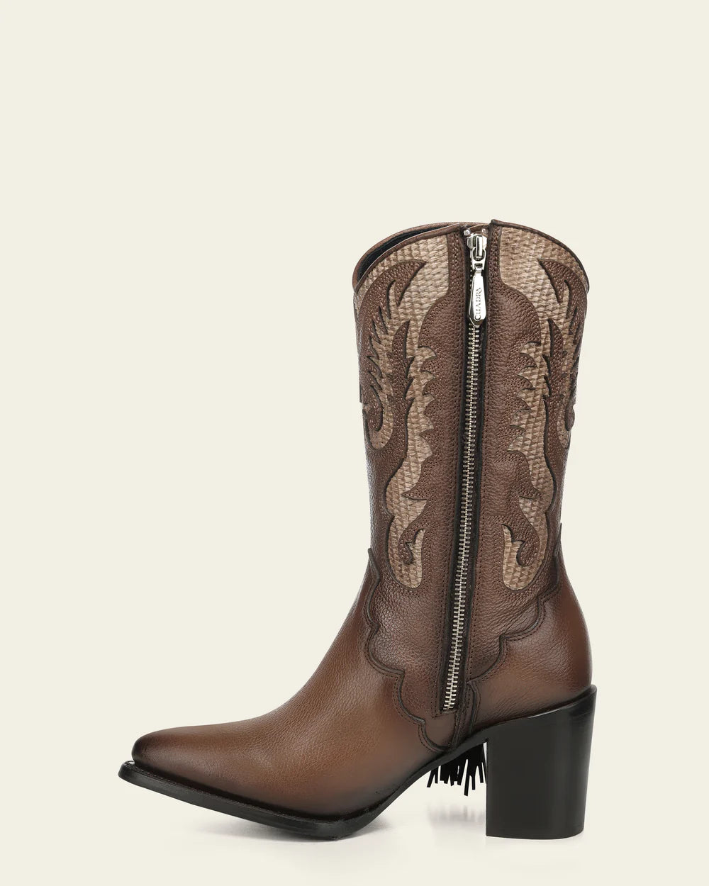 4Q23RS - Cuadra brown western cowgirl boots for women