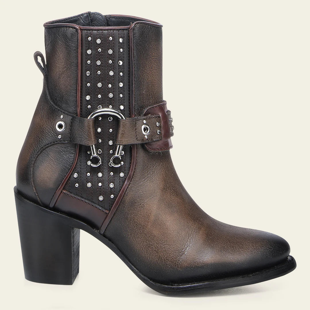 4V19RS - Cuadra honey western cowgirl leather boots for women