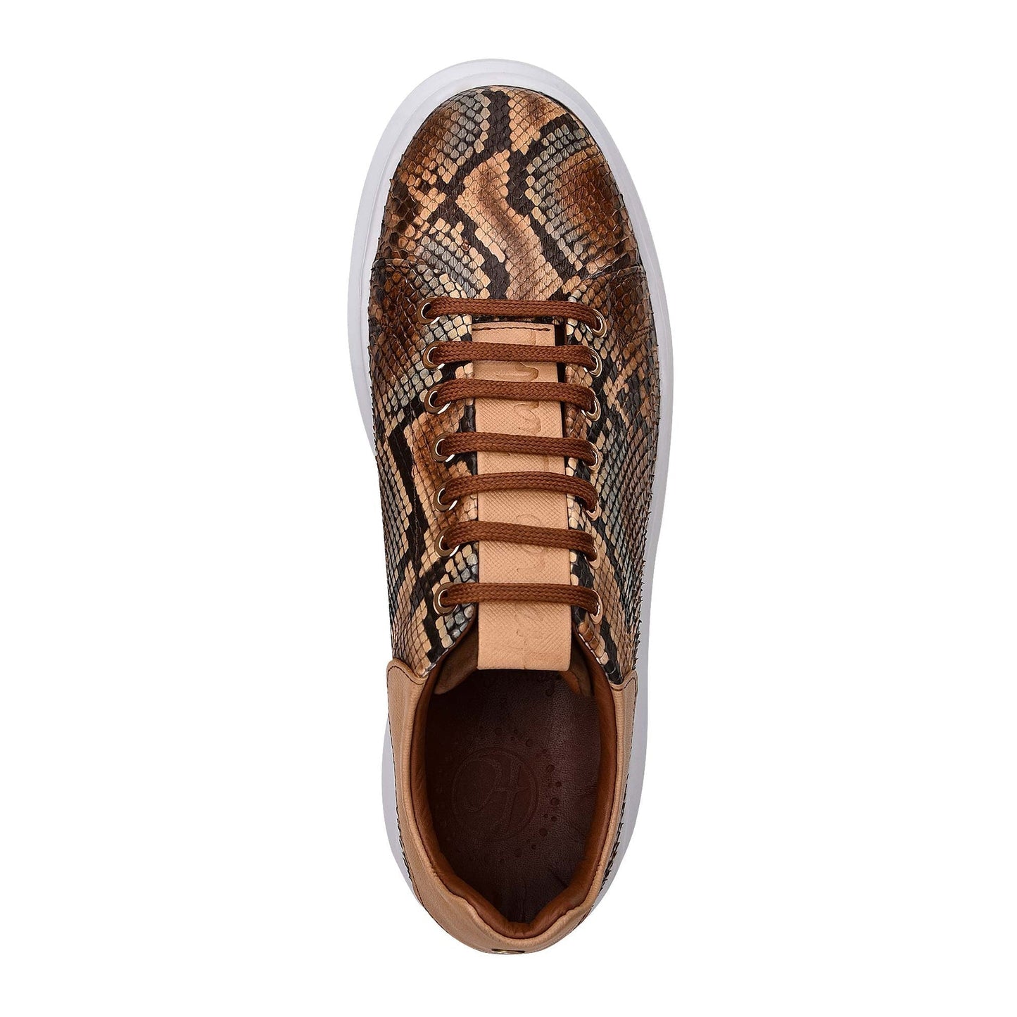 4P4PBVL - Cuadra tobacco casual fashion python sneakers for women-Kuet.us