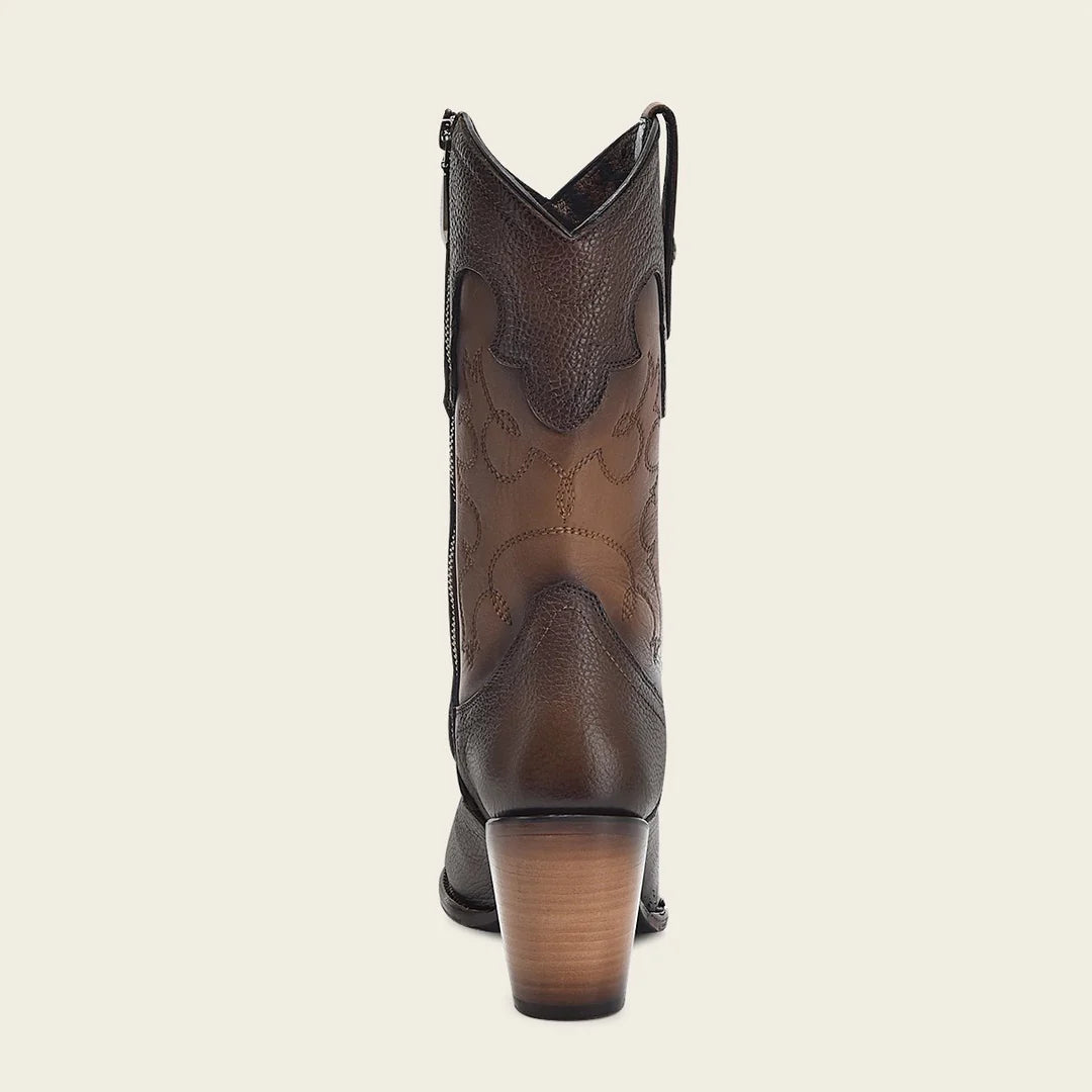4V00RS - Cuadra Honey Western Cowgirl Leather Boots for Women