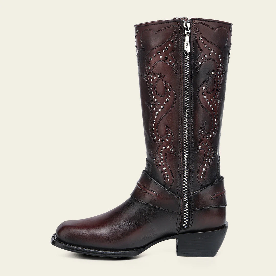 5D00RS - Cuadra wine cowhide leather boot for woman