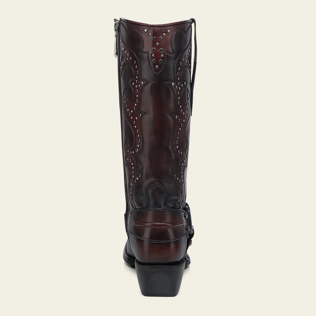 5D00RS - Cuadra wine cowhide leather boot for woman