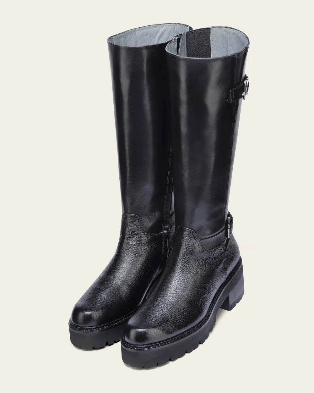 60WVNTS - Franco Cuadra black riding boots for women