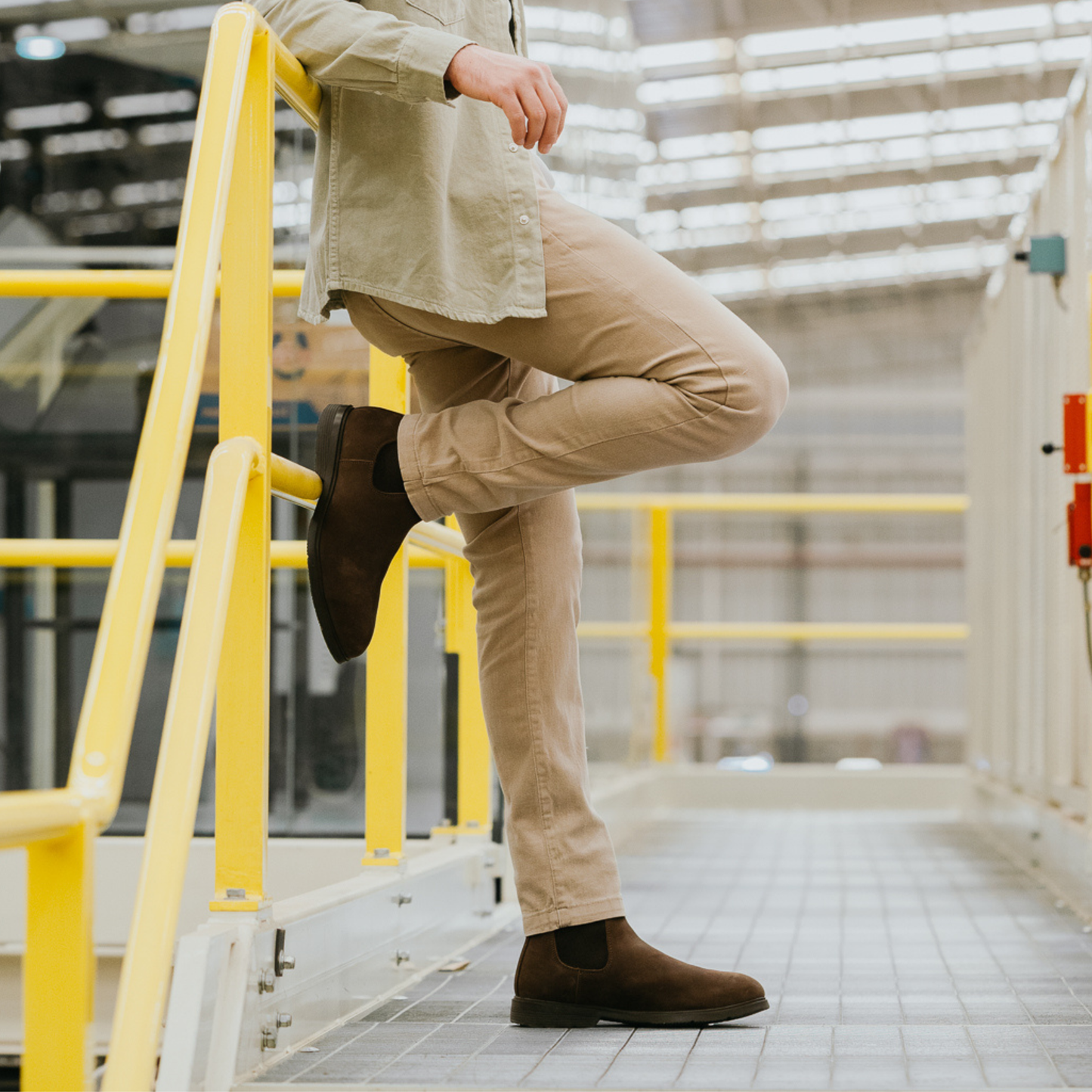 STEEL TOE CHELSEA TULSA TOBACCO