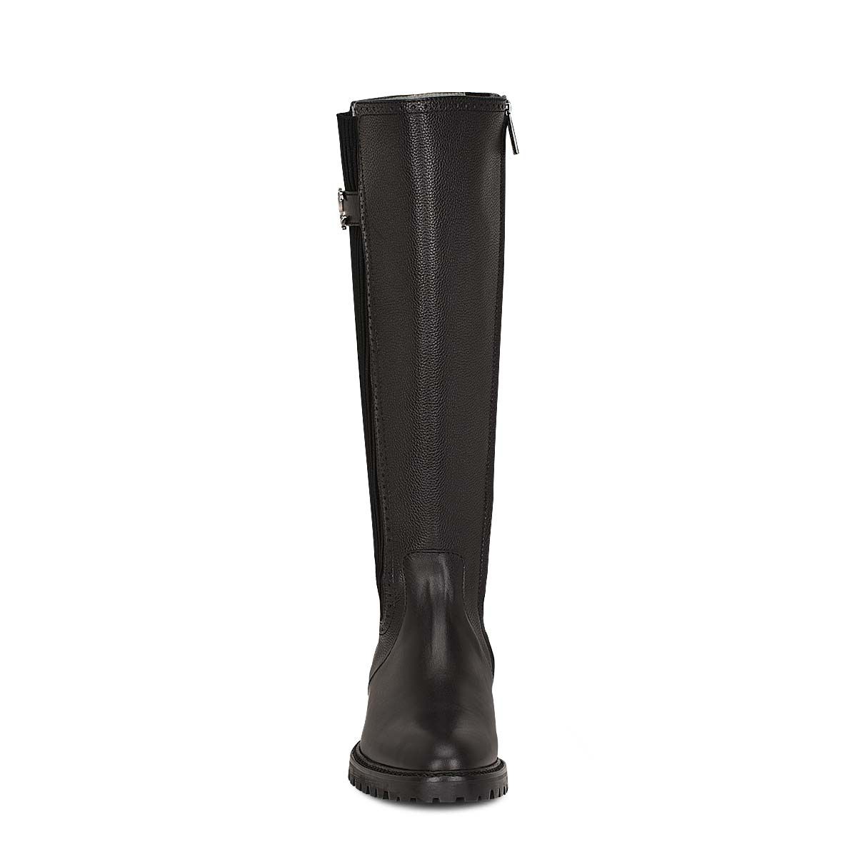 94TTSRS - Franco Cuadra black casual Chelsea riding boots for women-Kuet.us