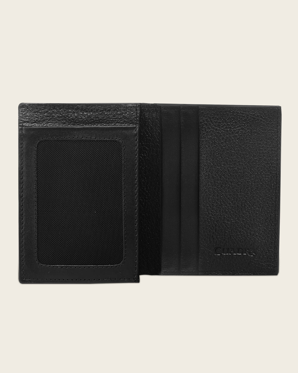 BC014AL - Cuadra Gray Burnished Alligator Leather Bi-Fold Wallet for Men