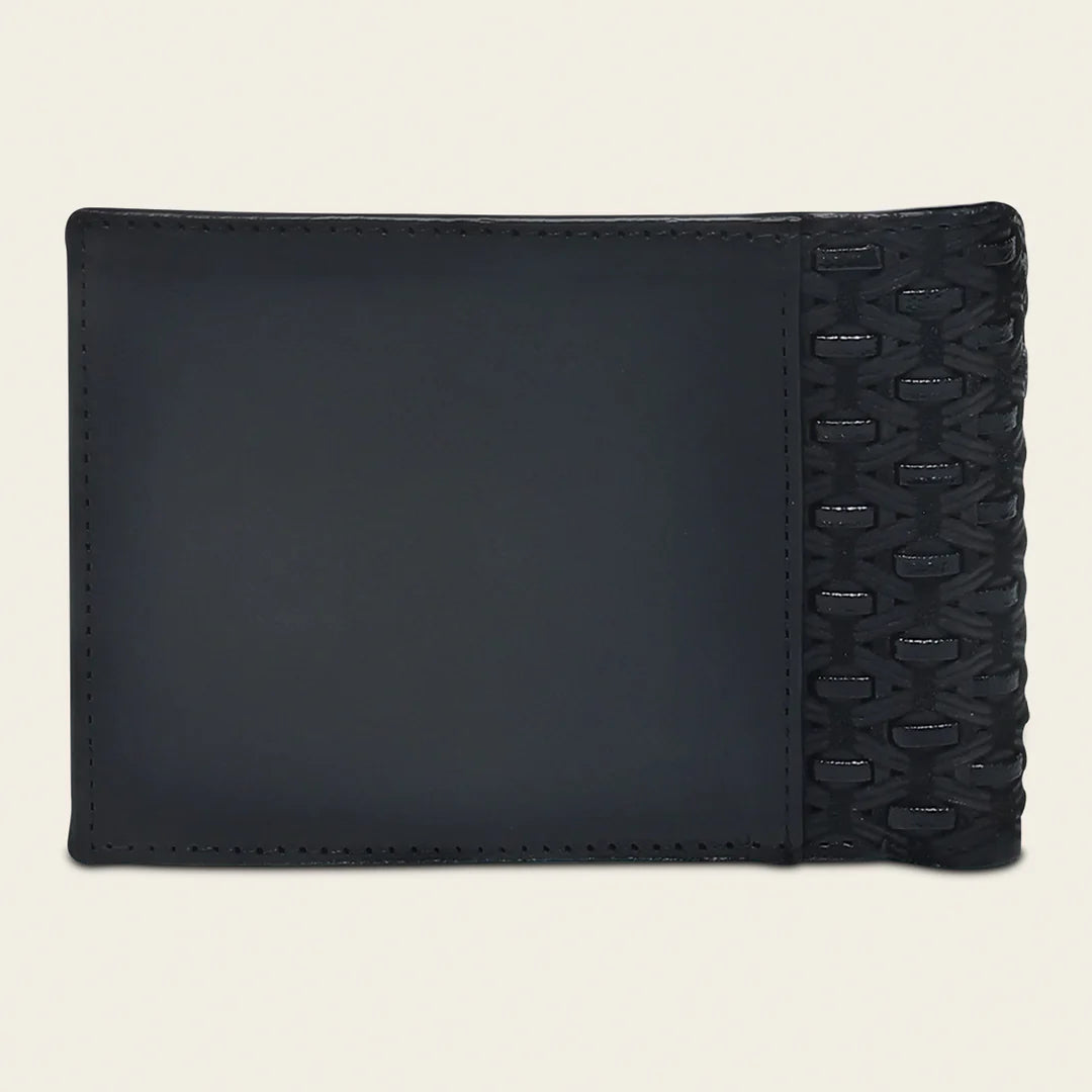 BC031RS - Cuadra oxford cowhide leather bi fold wallet for men