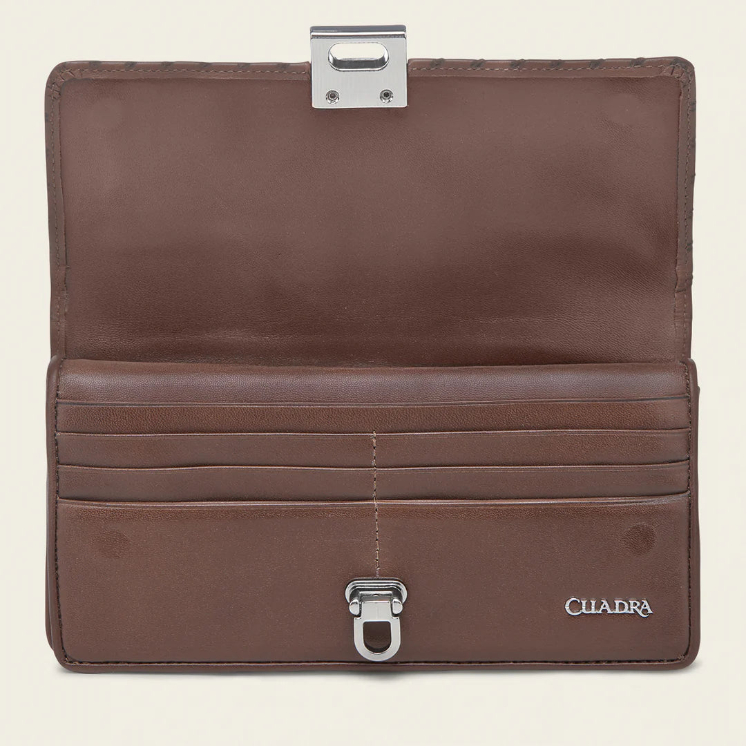 BD257RS - Cuadra honey casual fashion bifold wallet for woman