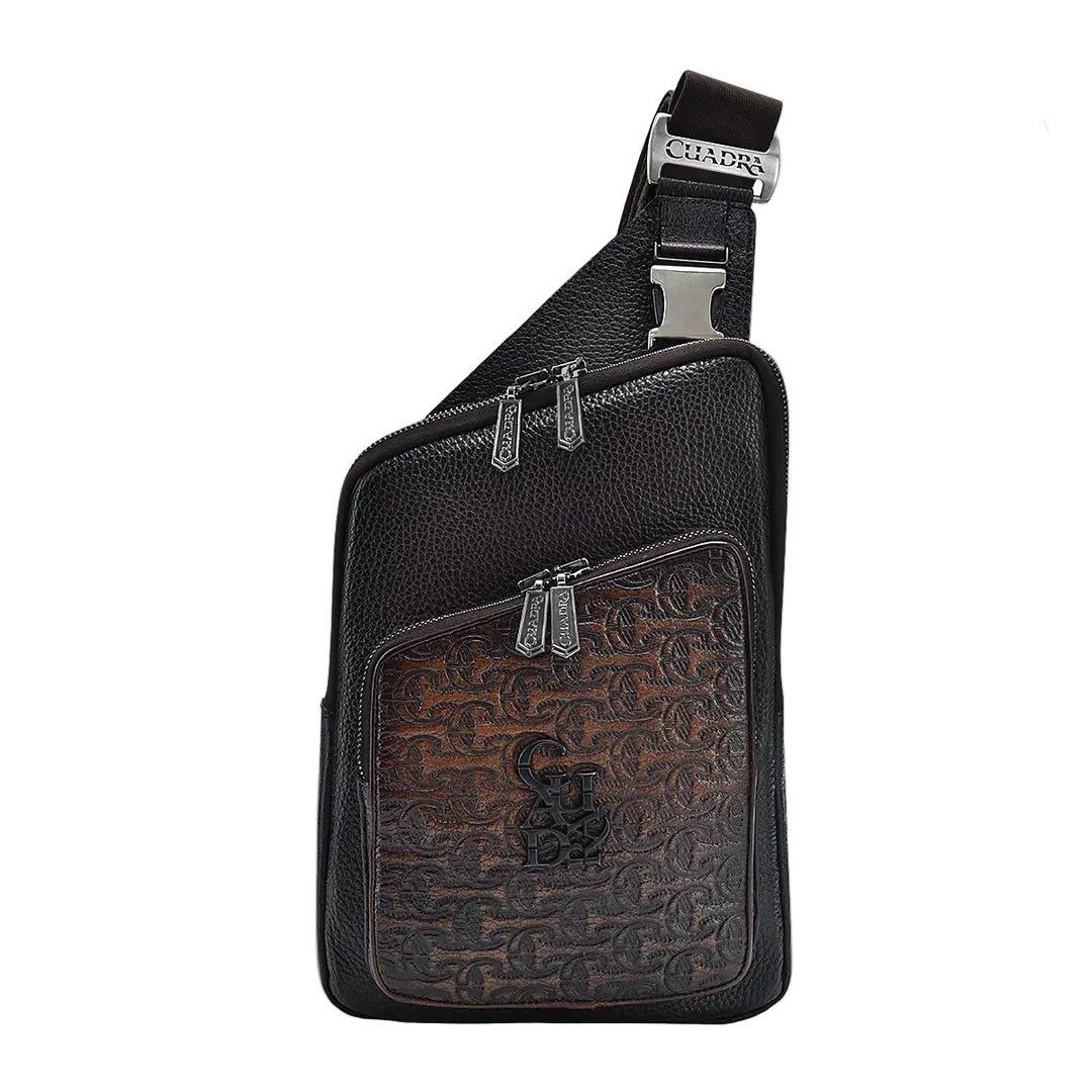 BOC21RS - Cuadra Chocolate Casual Fashion Cowhide Crossbody Messenger