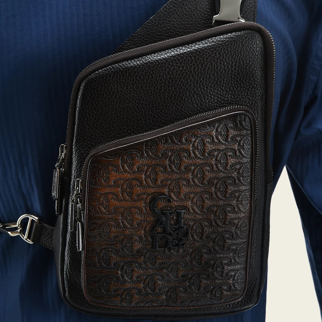 BOC21RS - Cuadra Chocolate Casual Fashion Cowhide Crossbody Messenger