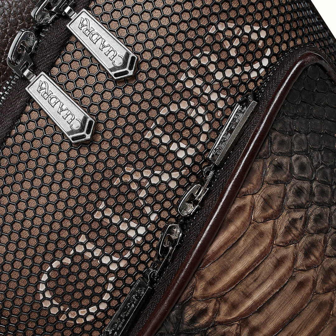 BOC32PH - Cuadra brown casual fashion python bag for men / women