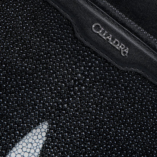 BOC38MA - Cuadra black casual fashion stingray crossbody bag for men