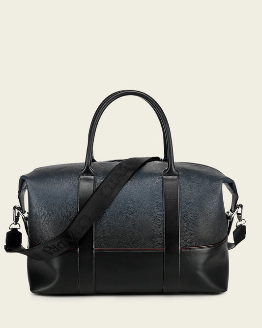 BOC50AL - Cuadra blue casual fashion alligator duffle bag for men / women