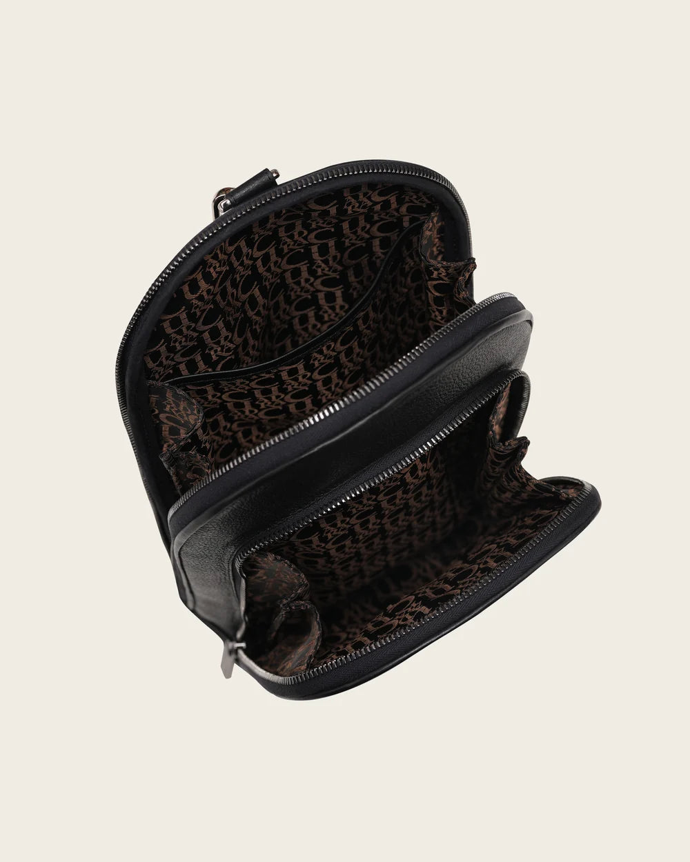 BOC64MA - Cuadra Brown Casual Fashion Stingray Sling Bag for Men