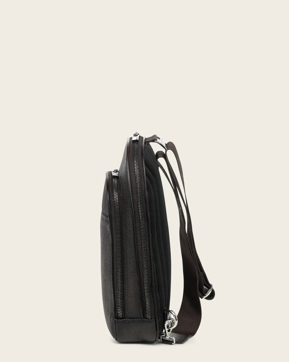 BOC64MA - Cuadra Brown Casual Fashion Stingray Sling Bag for Men
