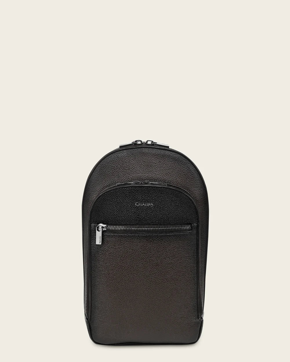 BOC64MA - Cuadra Brown Casual Fashion Stingray Sling Bag for Men