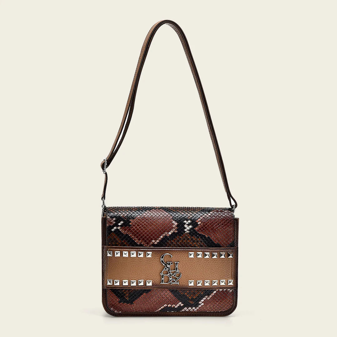 BOD1APH - Cuadra honey dress fashion python totebag for women-Kuet.us