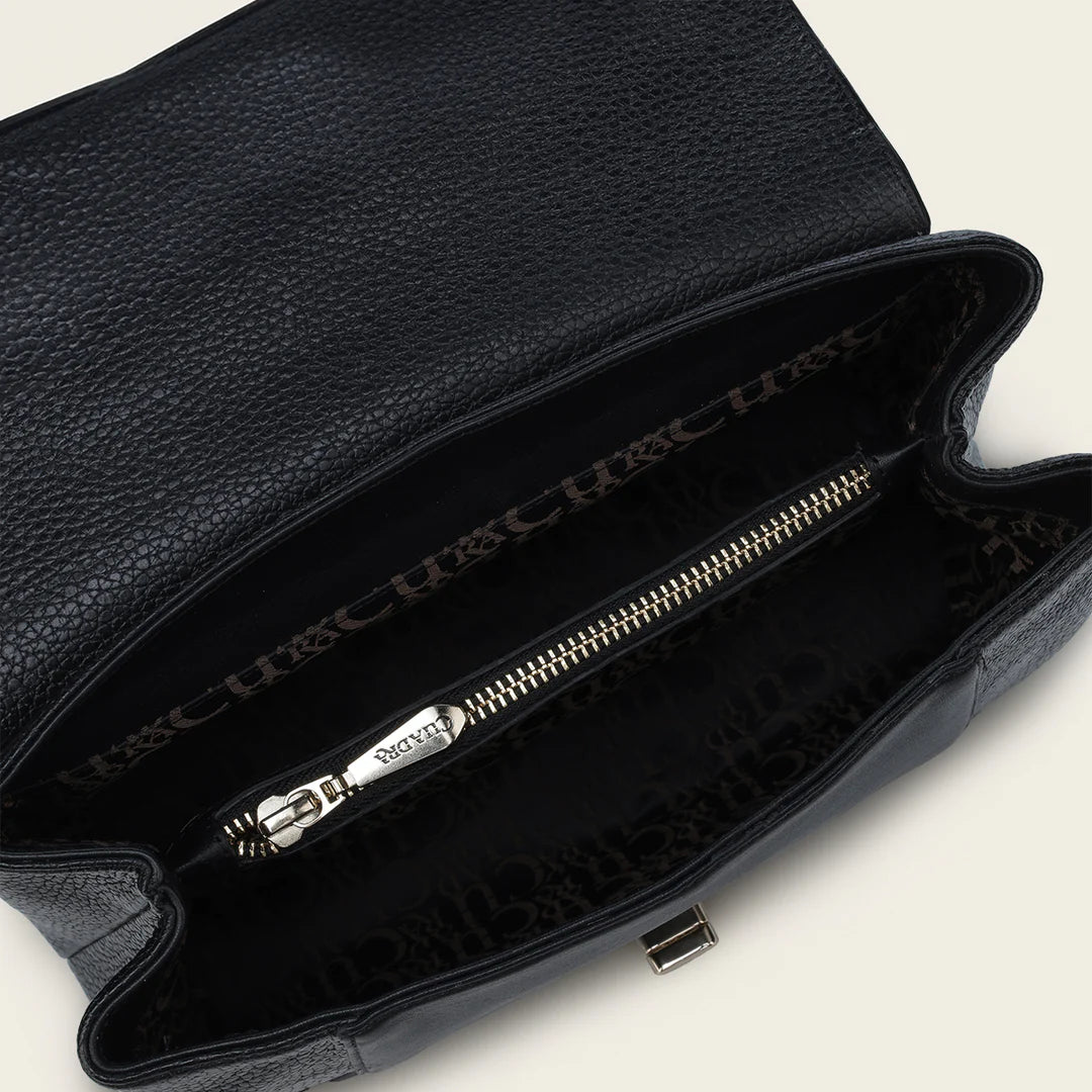 BOD1RRS - Cuadra Black Casual Fashion Leather Shoulder Bag for Women