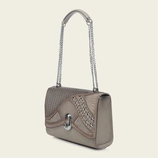 BOD2ORS - Cuadra beige fashion leather tote bag for women