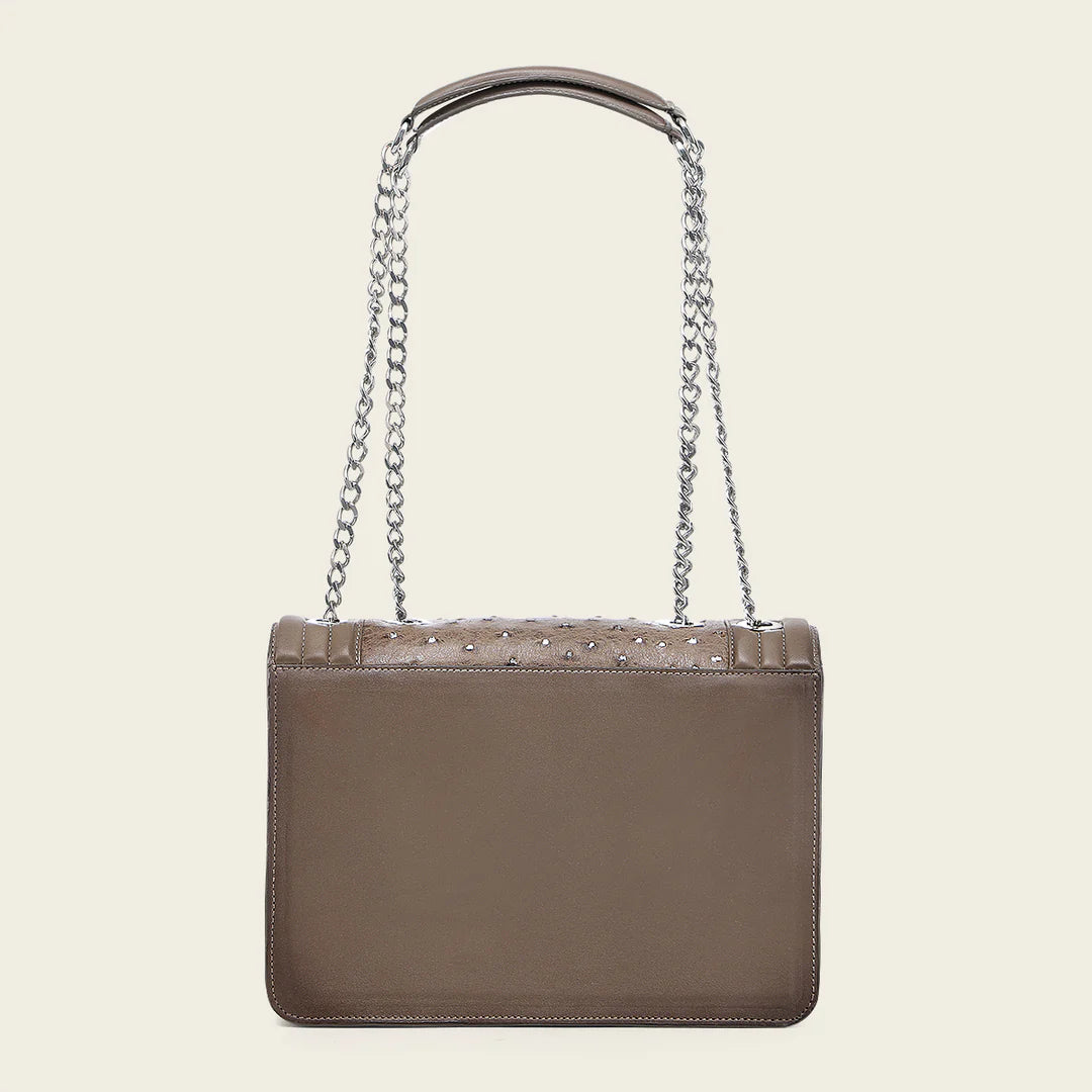 BOD3EA1 - Cuadra beige fashion ostrich leather tote bag for women