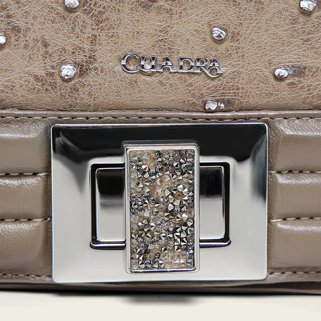 BOD3EA1 - Cuadra beige fashion ostrich leather tote bag for women