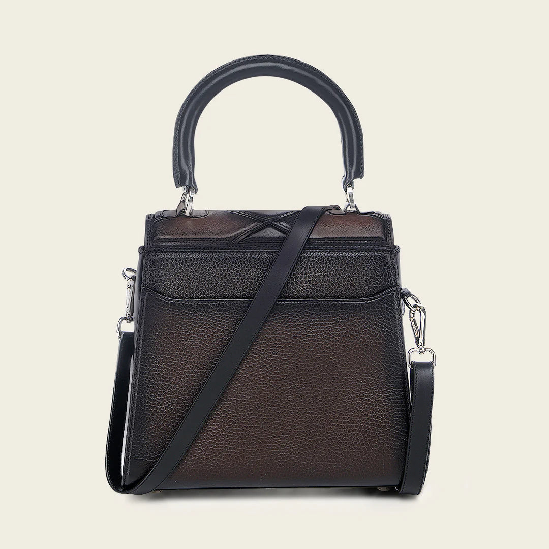BOD3LMA - Cuadra black dress fashion stingray leather purse for women