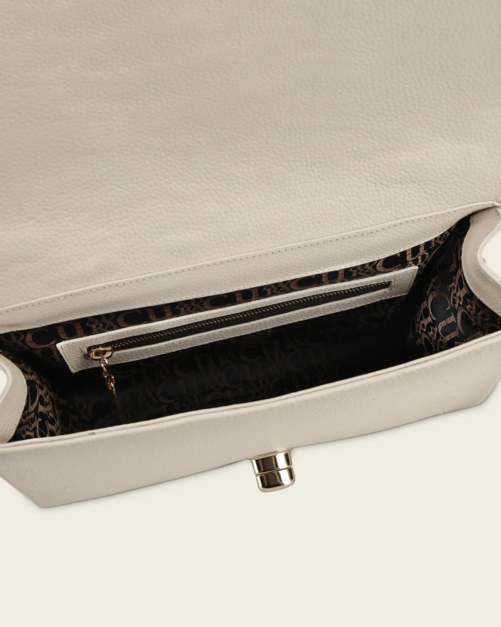 BOD4CRS - Cuadra beige fashion leather tote bag for women