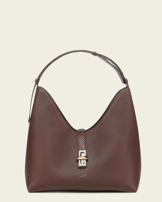BOD4NPH - Cuadra brown fashion leather tote bag for women