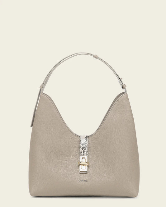BOD4NPH - Cuadra gray fashion leather tote bag for women