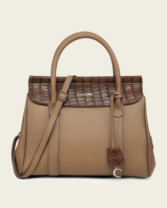 BOD4OAL - Cuadra honey dress fashion alligator leather purse for women