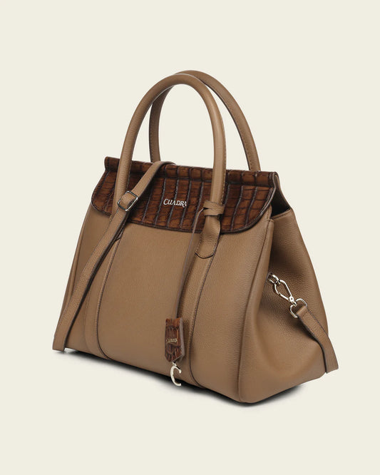 BOD4OAL - Cuadra honey dress fashion alligator leather purse for women