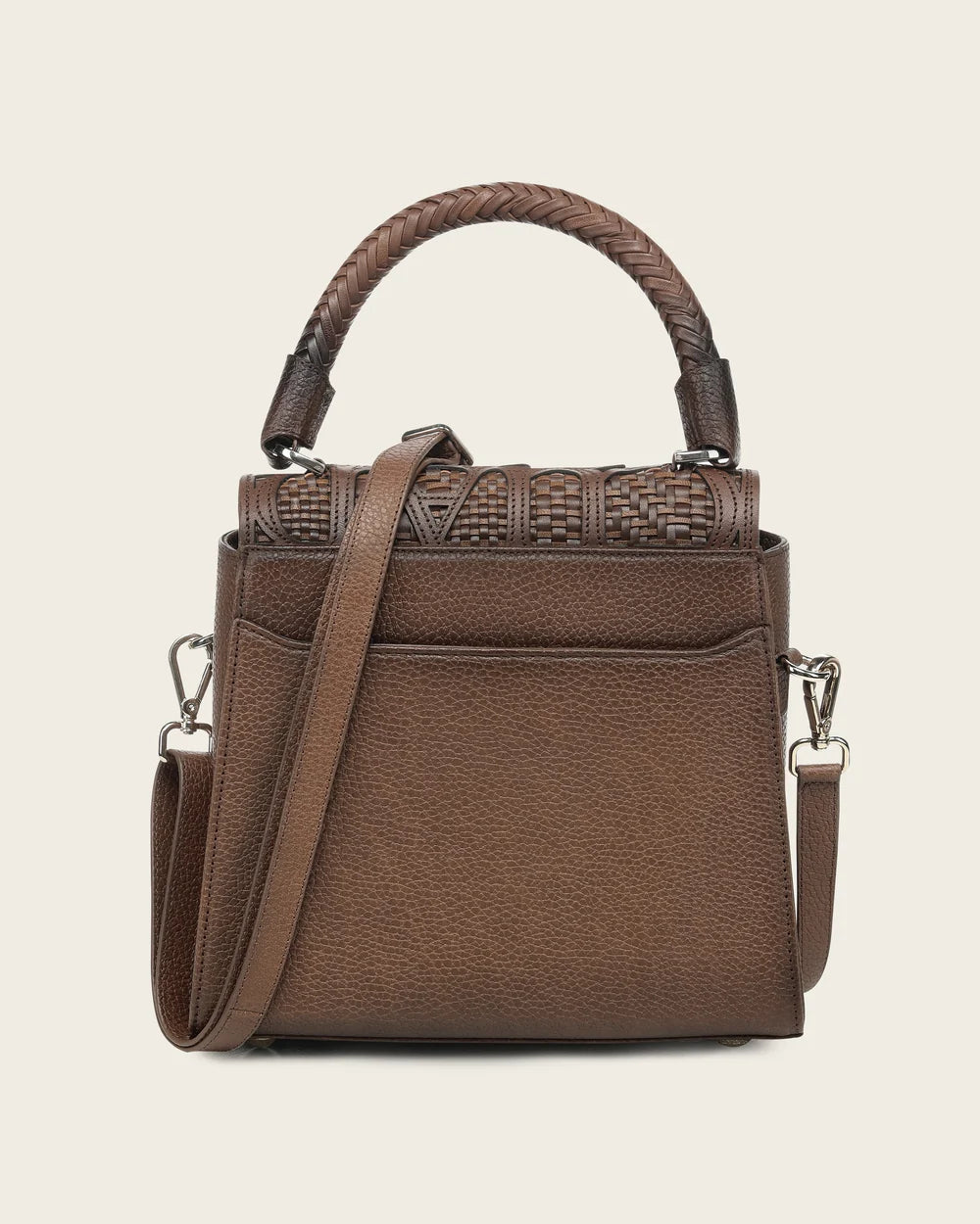 BOD5GRS - Cuadra Honey Casual Fashion Woven Leather Handbag for Women