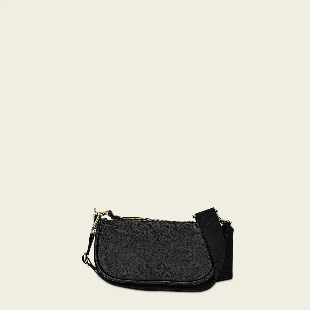 BOD66MA - Cuadra black fashion stingray crossbody bag for women-Kuet.us