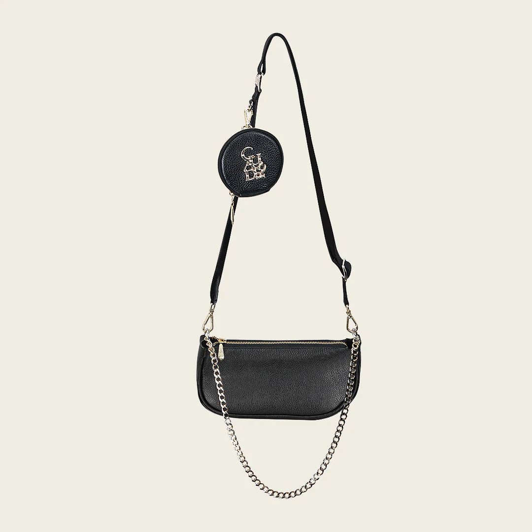 BOD66MA - Cuadra black fashion stingray crossbody bag for women-Kuet.us