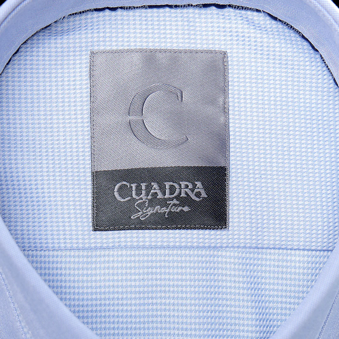 CM0S022- Cuadra blue casual fashion cotton shirt for men