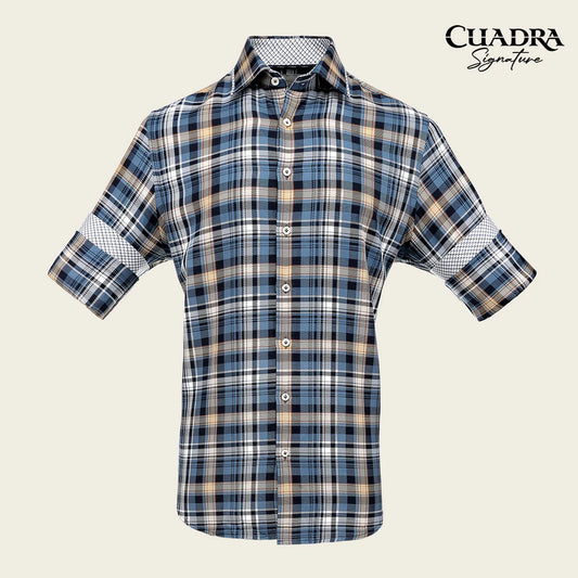 CM0S390 - Cuadra multi western long sleeve shirt for men