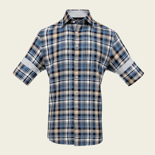 CM0S390 - Cuadra multi western long sleeve shirt for men