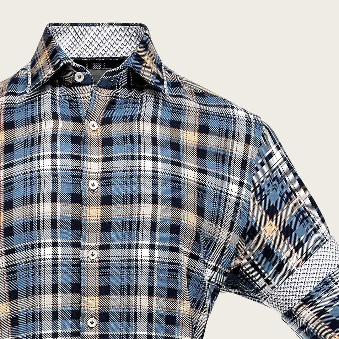 CM0S390 - Cuadra multi western long sleeve shirt for men