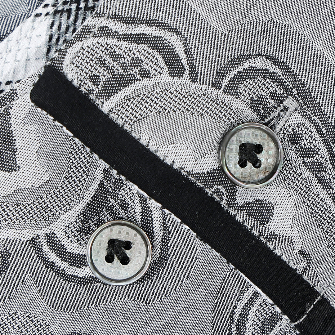 CM0S391 - Cuadra silver western long sleeve shirt for men