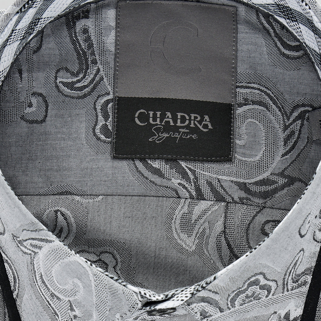 CM0S391 - Cuadra silver western long sleeve shirt for men