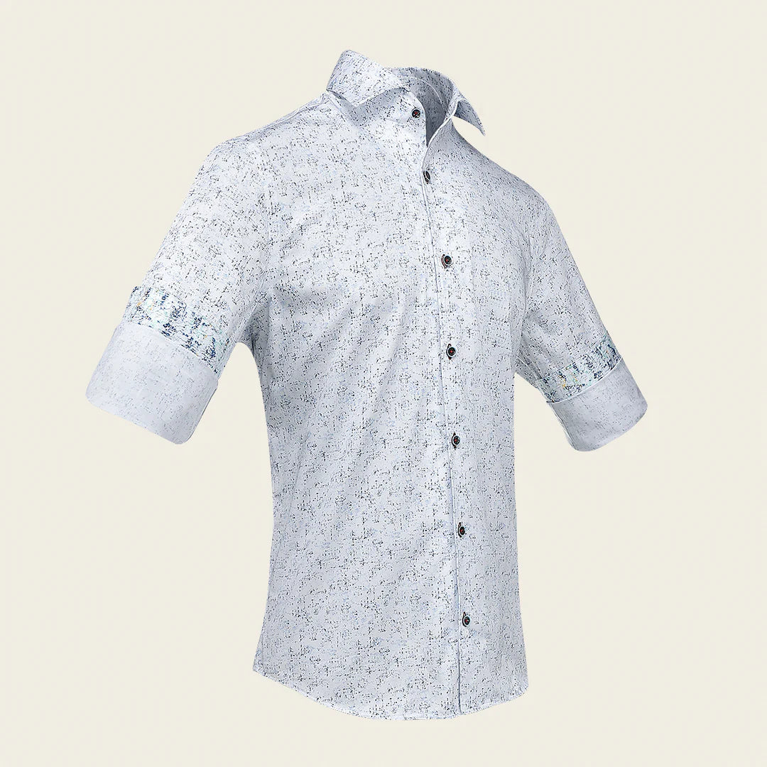 CM0W131 - Cuadra Blue Cowboy Fashion Cotton Shirt for Men