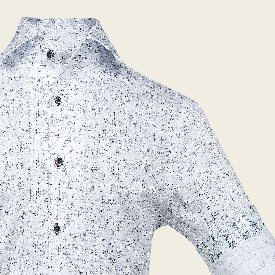 CM0W131 - Cuadra Blue Cowboy Fashion Cotton Shirt for Men