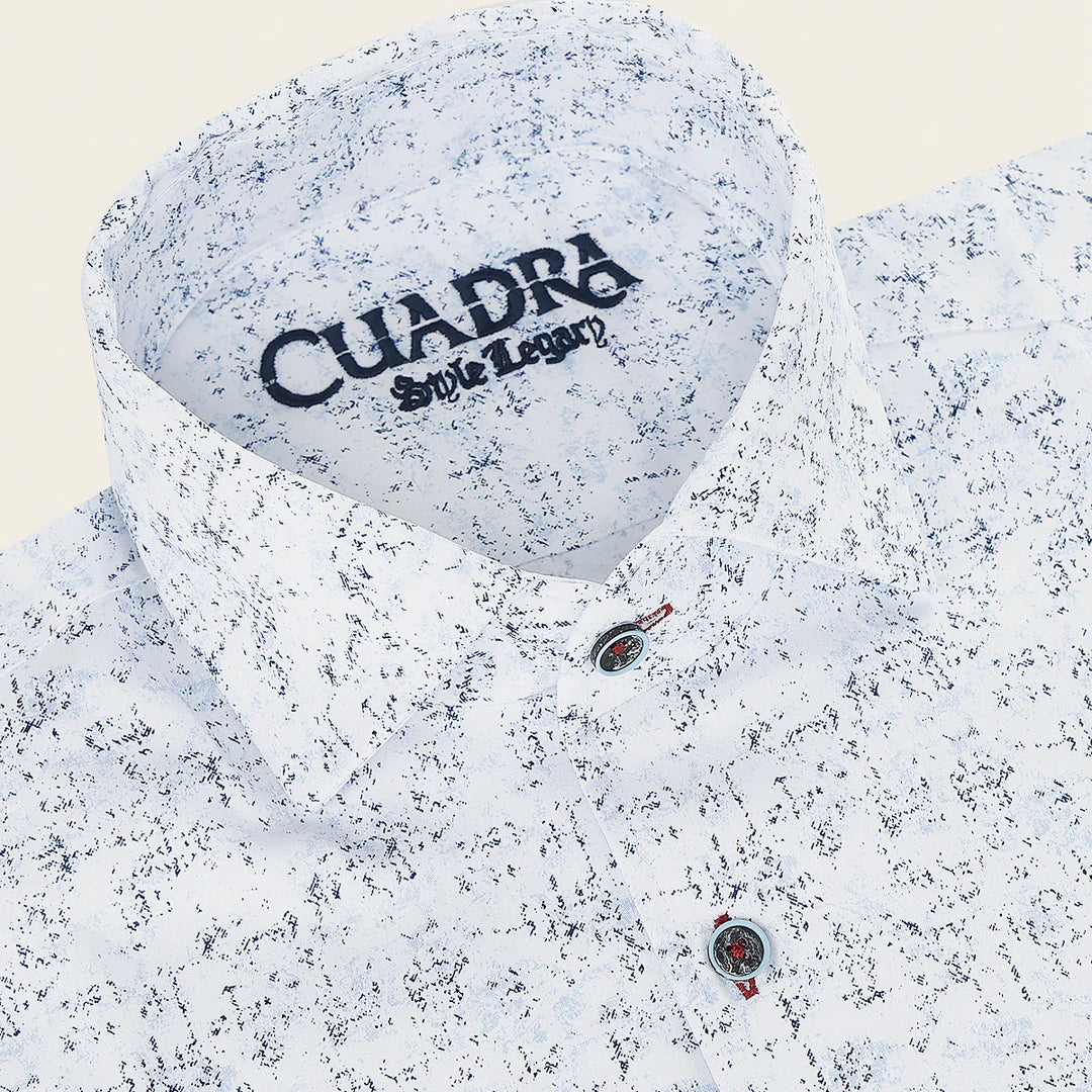 CM0W131 - Cuadra Blue Cowboy Fashion Cotton Shirt for Men