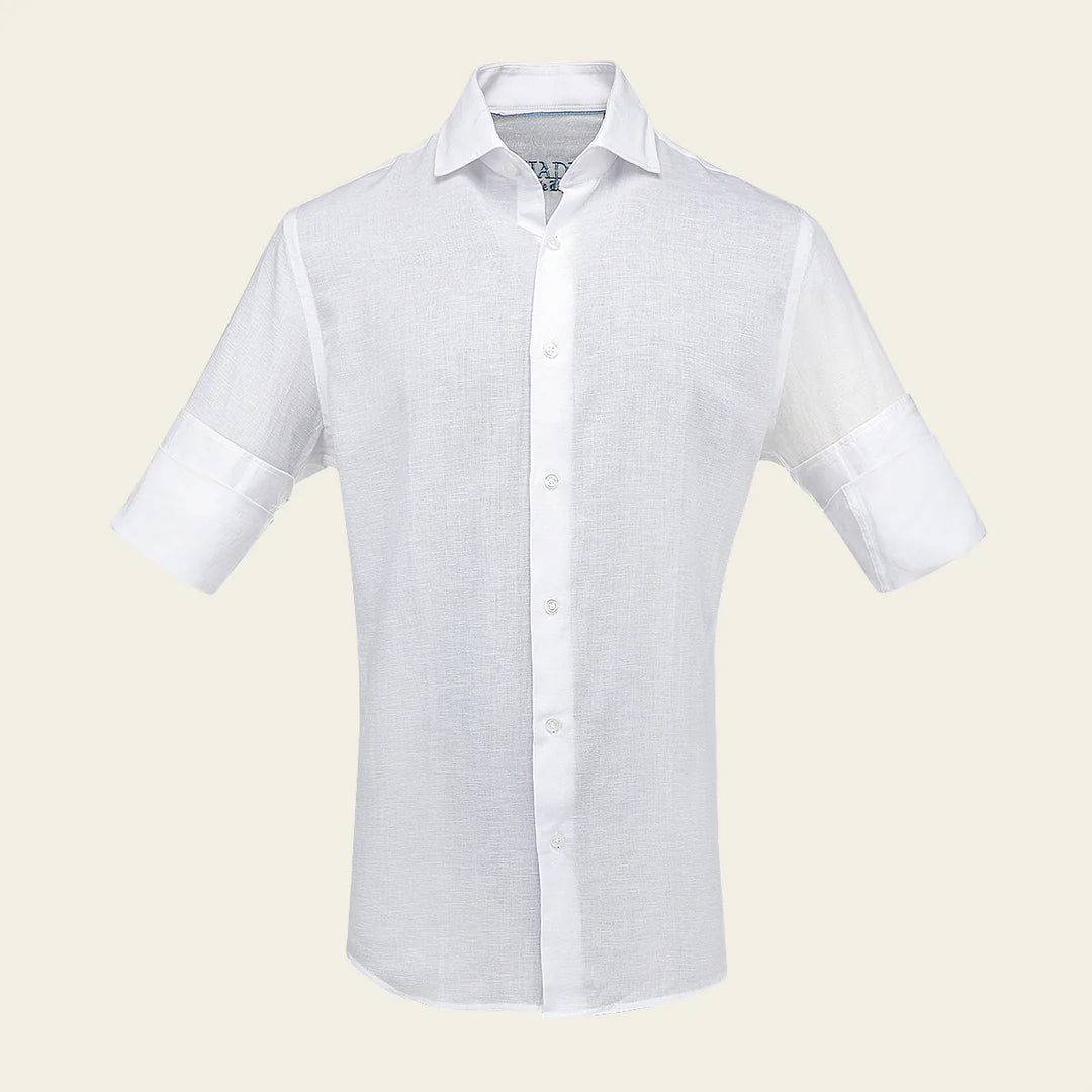 CM10033 - Cuadra white casual fashion shirt for men