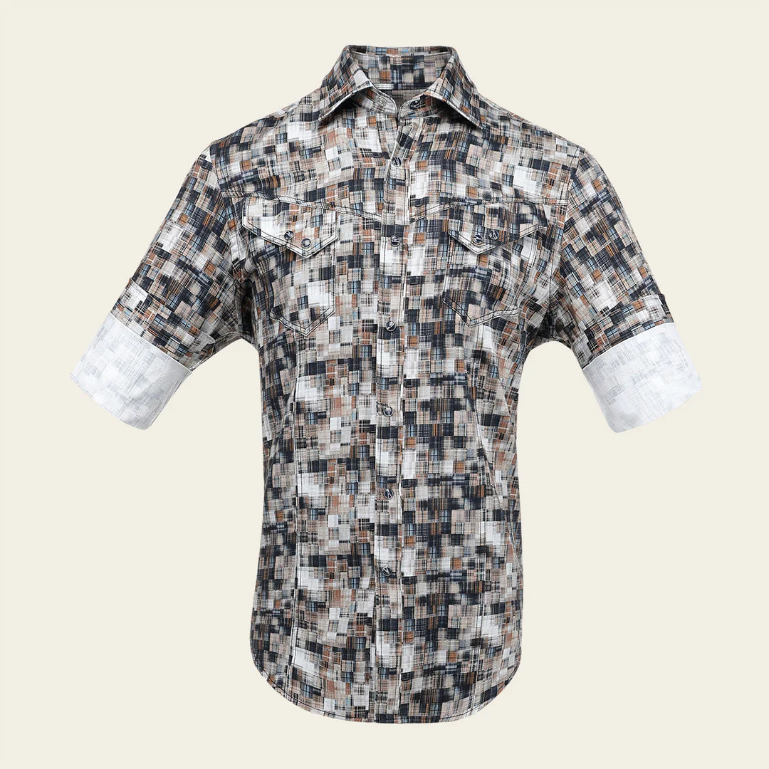 CM302GR - Cuadra multi western long sleeve shirt for men