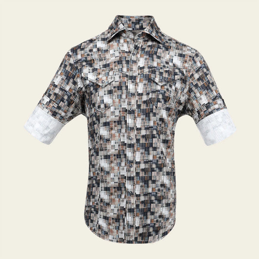 CM302GR - Cuadra multi western long sleeve shirt for men