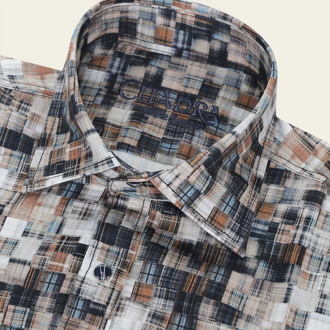 CM302GR - Cuadra multi western long sleeve shirt for men