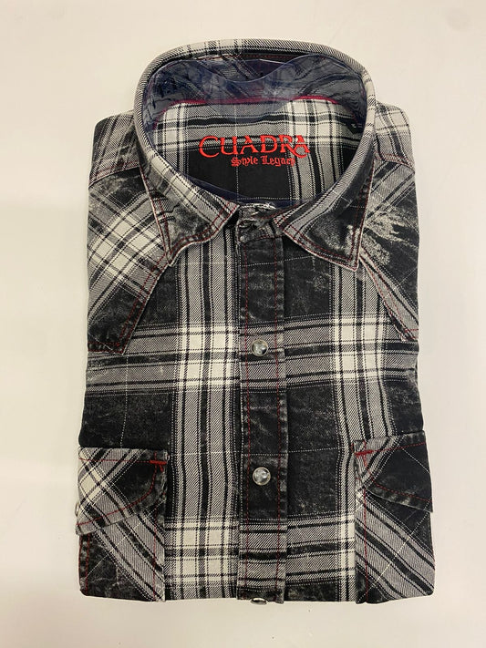 CMCU508 - Cuadra Black Casual Fashion Cotton Shirt for Men